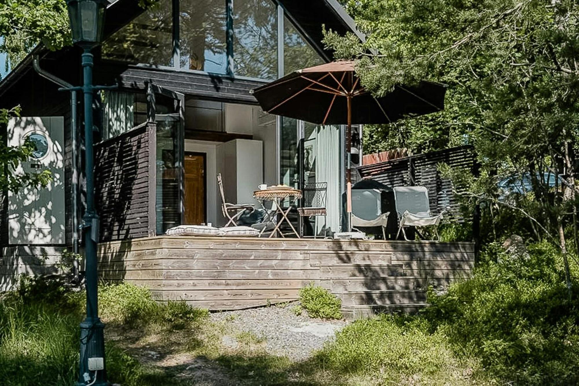 Charmerende Feriehus Med Havudsigt Naer Stockholm Värmdö Esterno foto